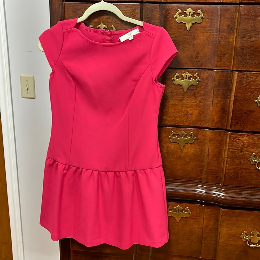 Loft dress hot pink 2P